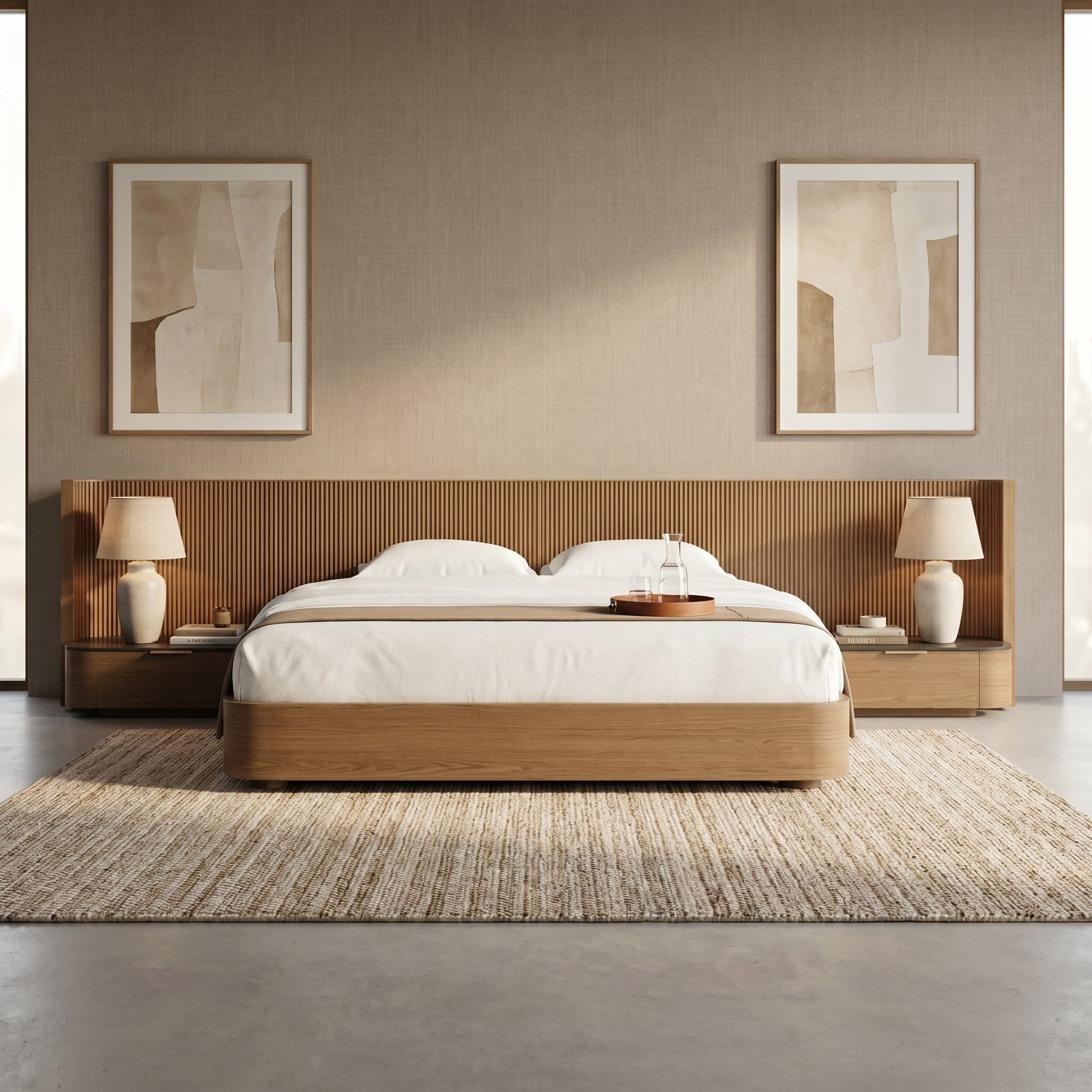 Soft Arch Upholstered Bed