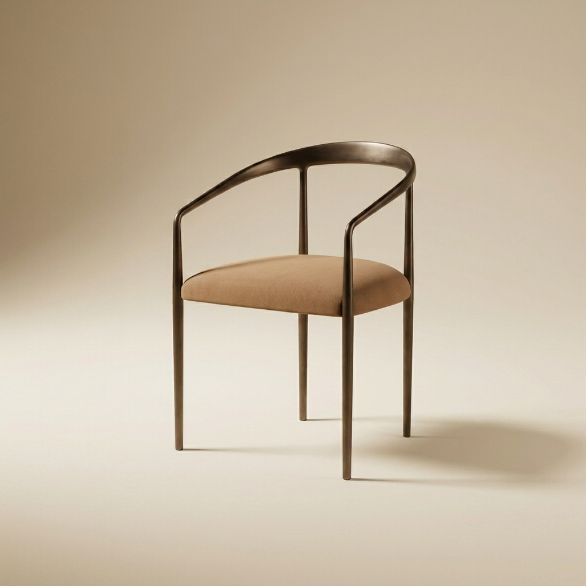 THADDEUS Curved Dining Chair