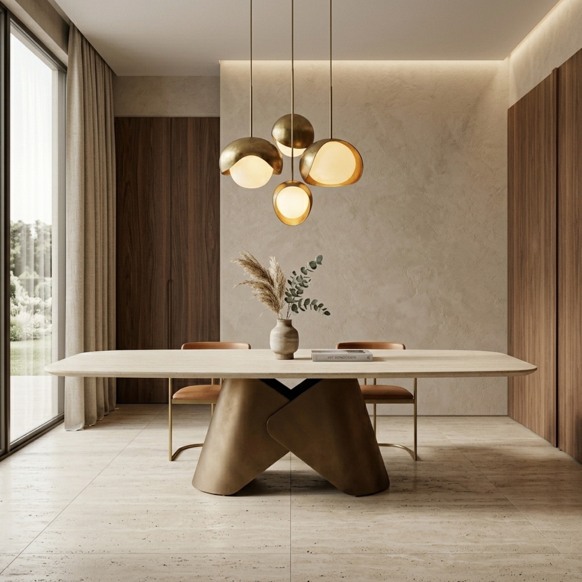 NERO Sculptural Dining Table