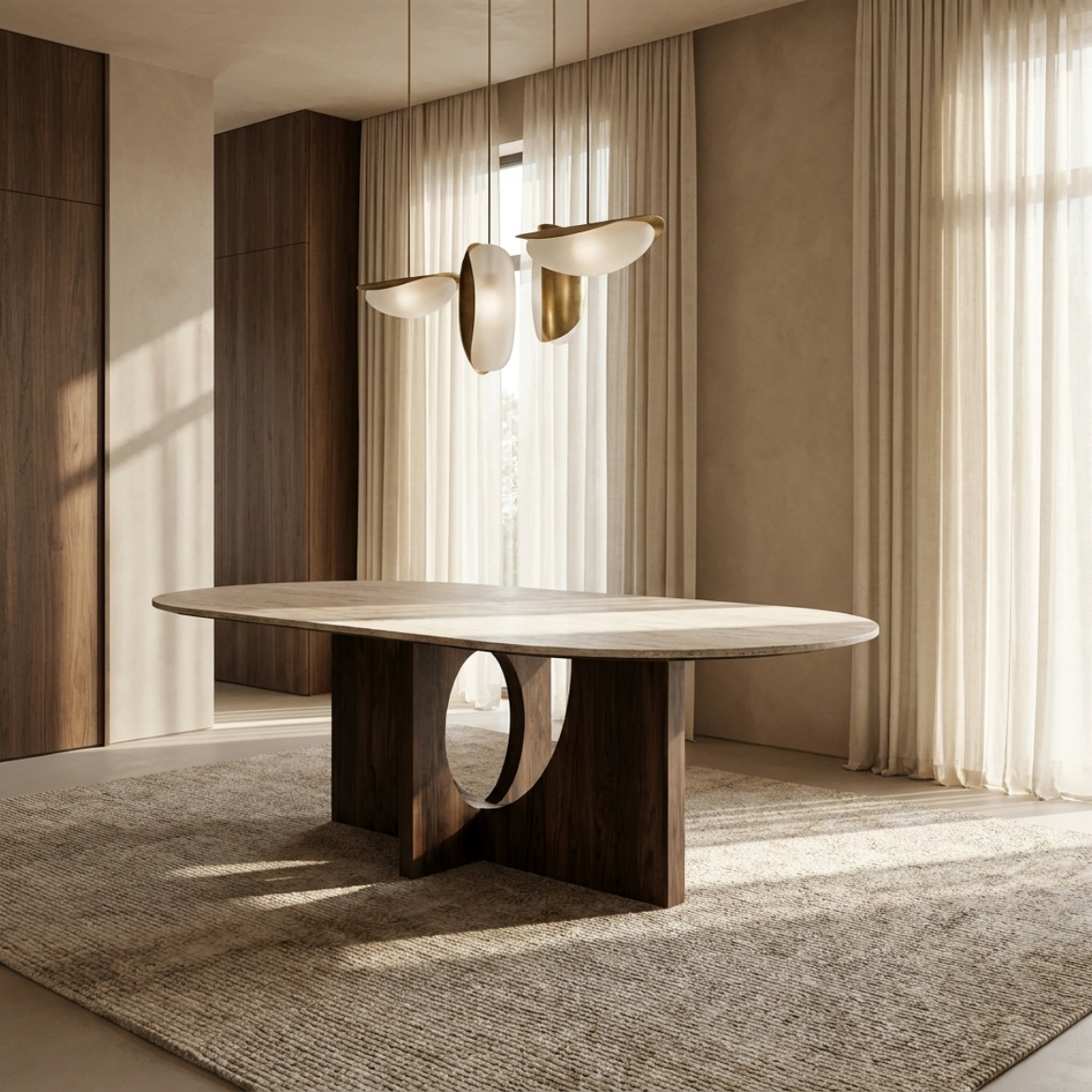 ARCO Oval Dining Table