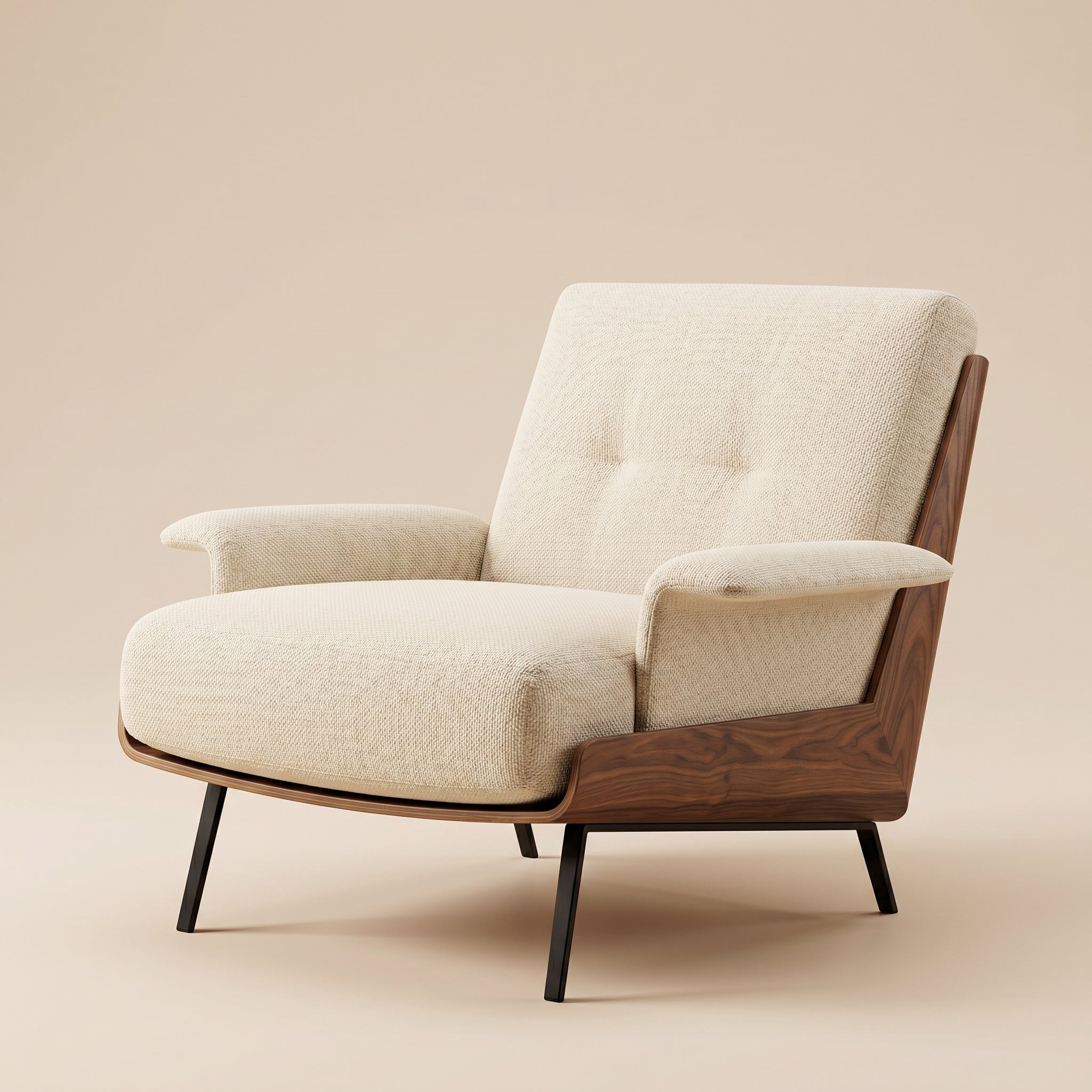 Walnut Shell Lounge Chai
