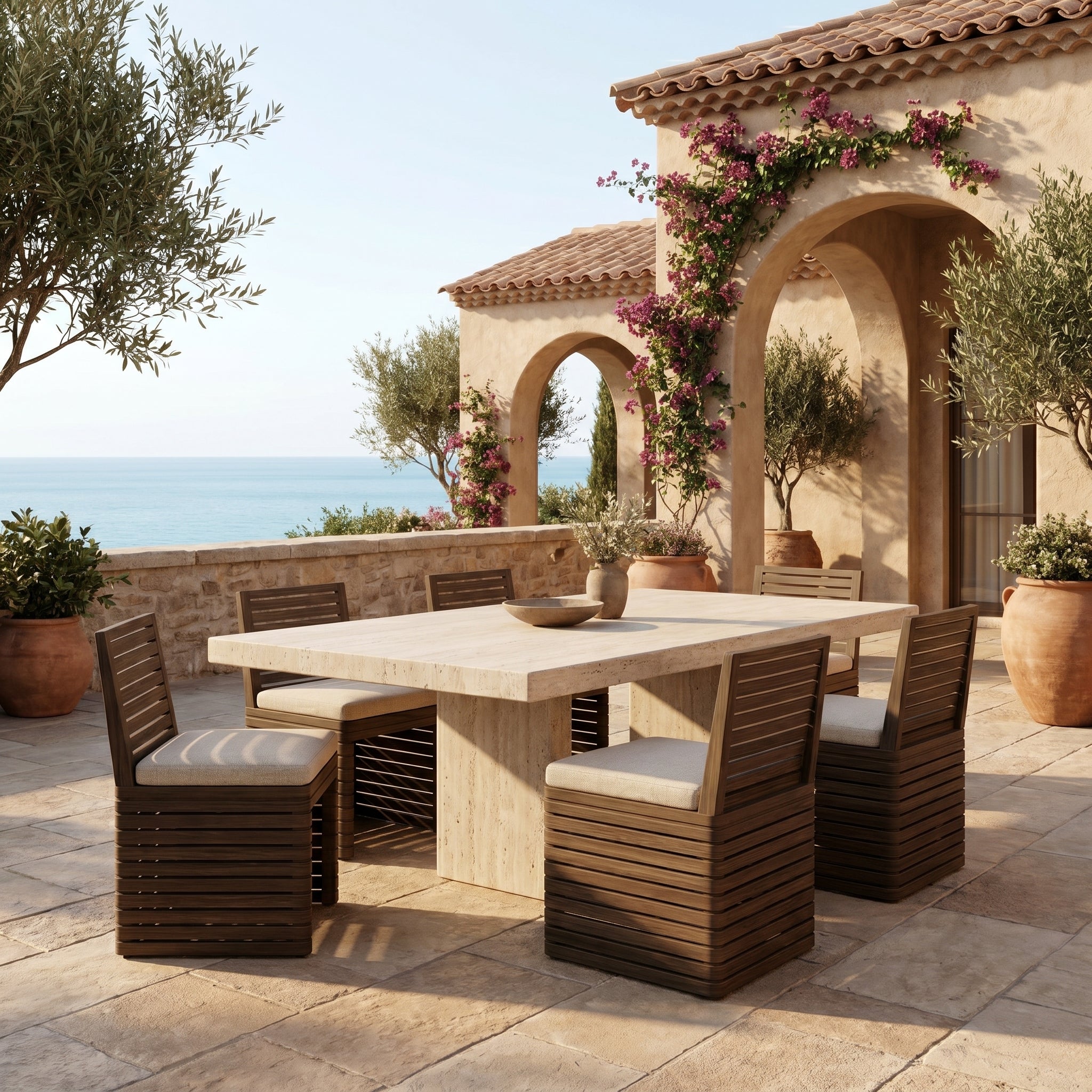 Linear Outdoor Dining Chair