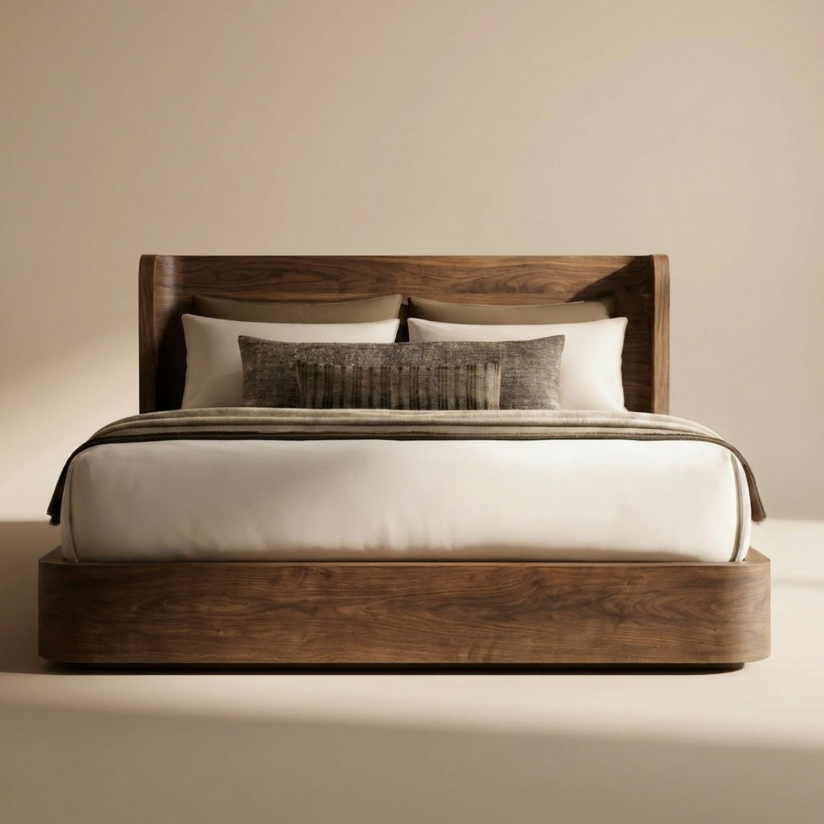 Solid Wood Frame Bed