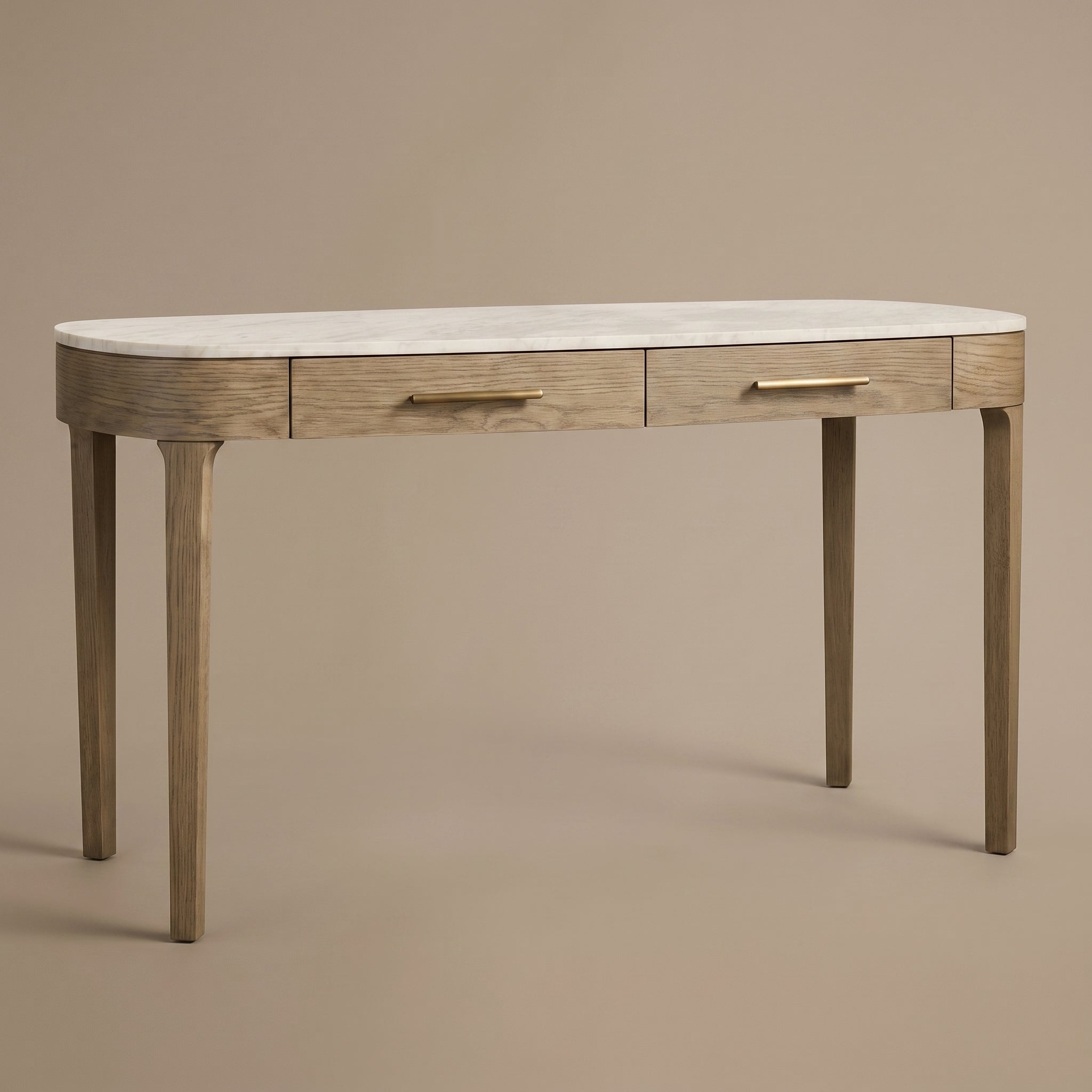 Oval Drawer Writing Desk