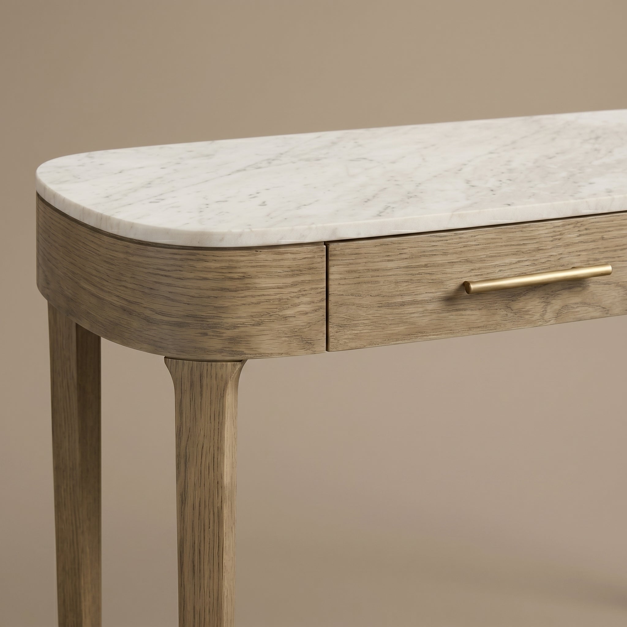 Oval Drawer Writing Desk