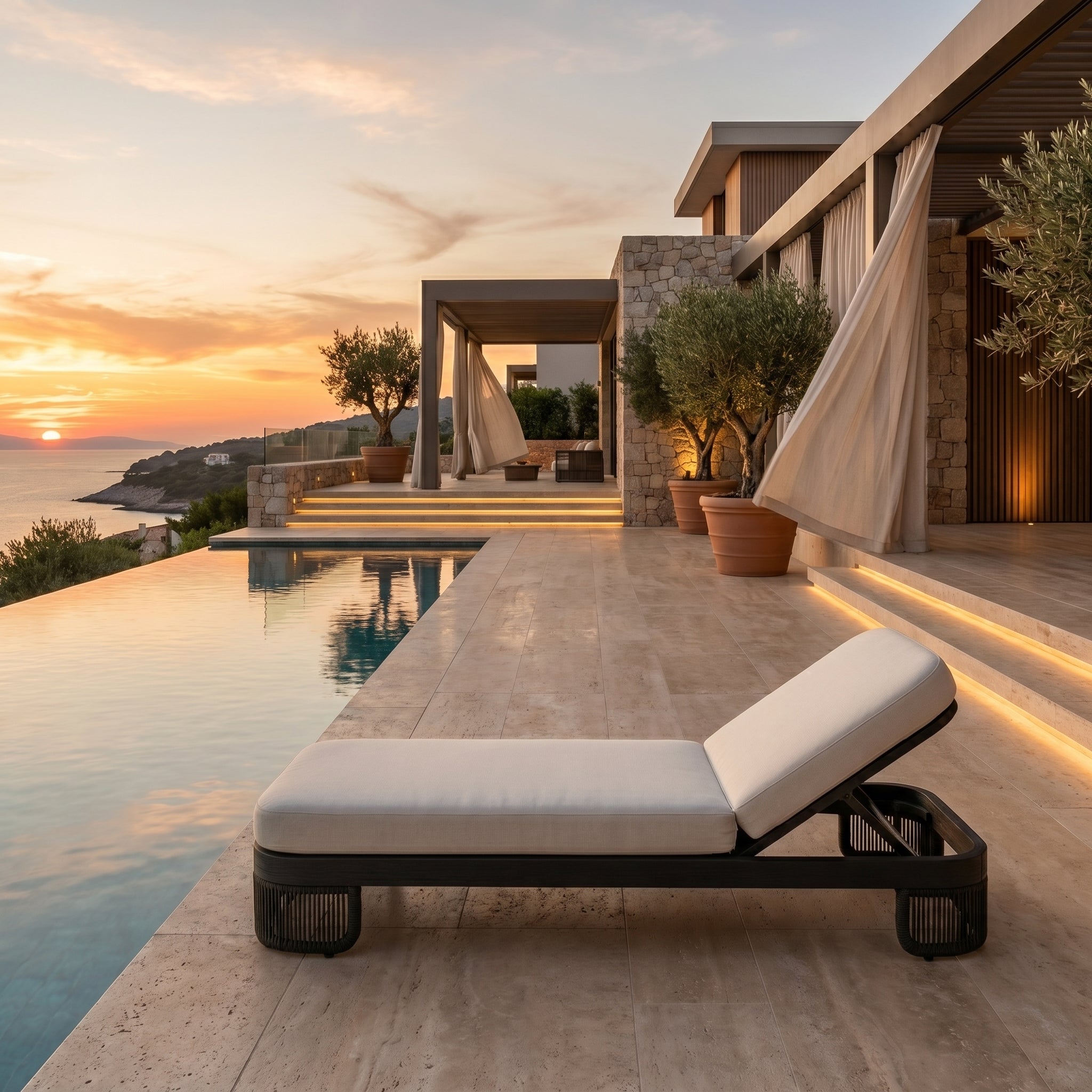 Noir Sol Lounger