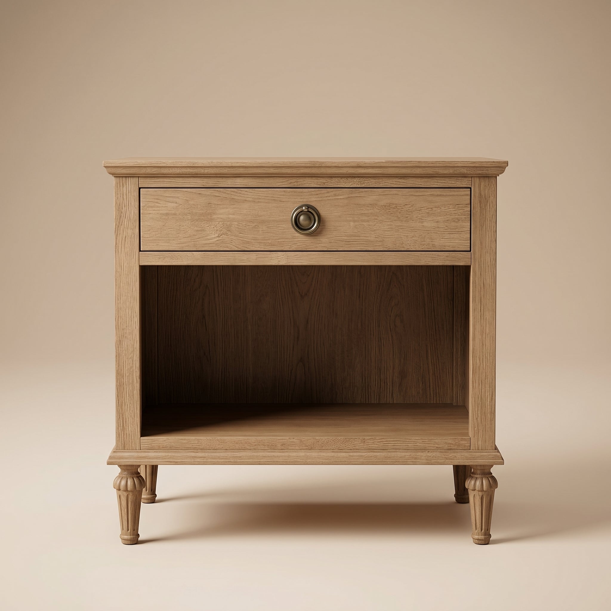 Classic Wood Bedside Table