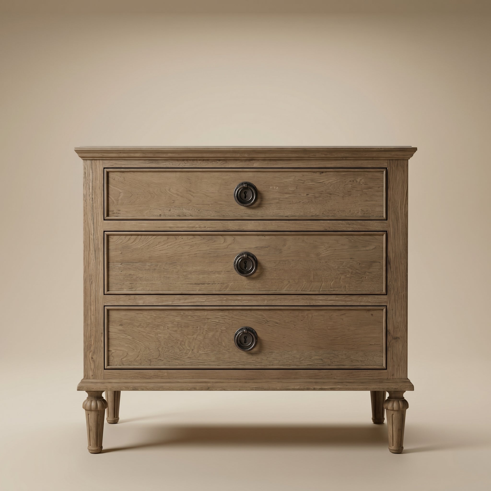 Classic Wood Bedside Table
