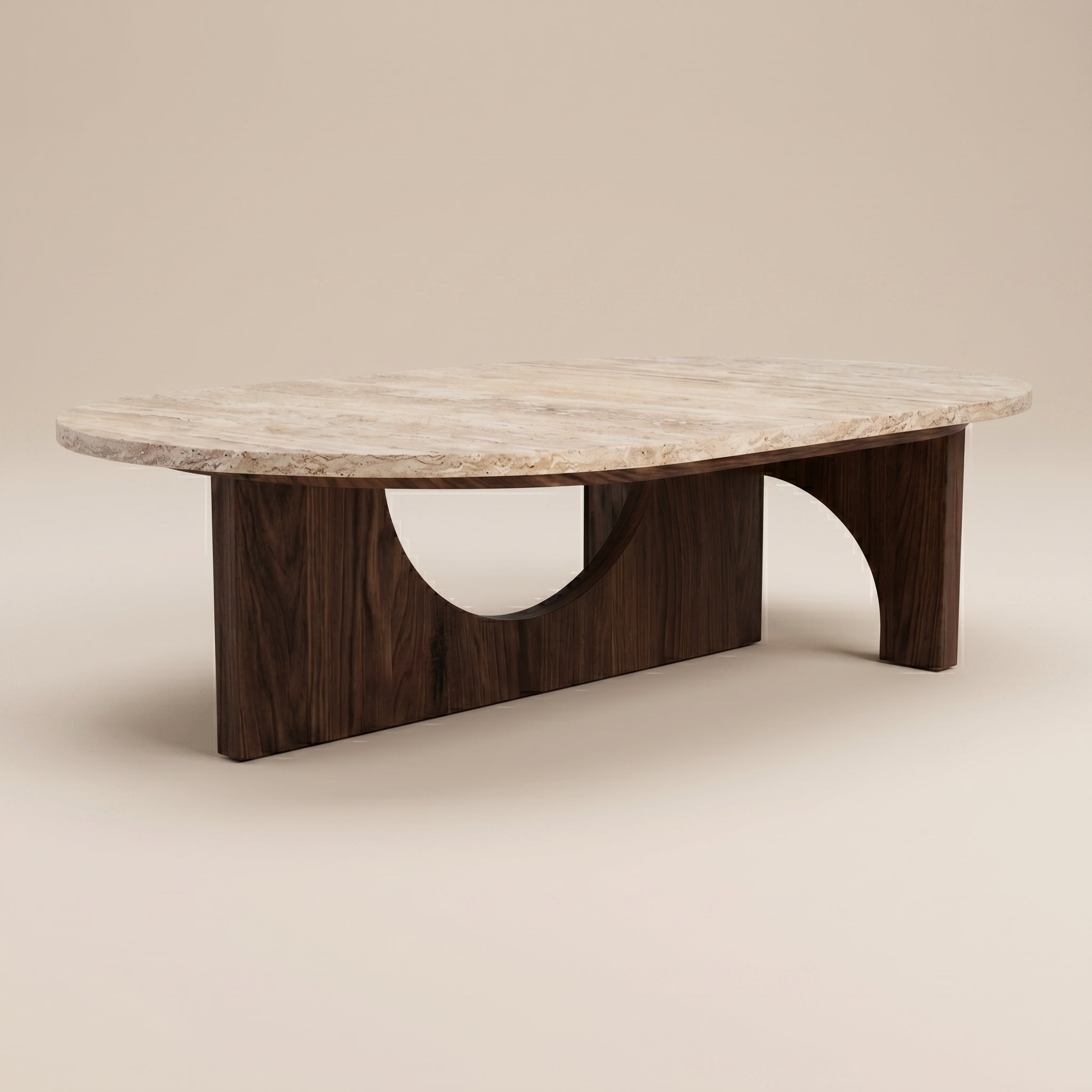 Sculptural Stone Coffee Table
