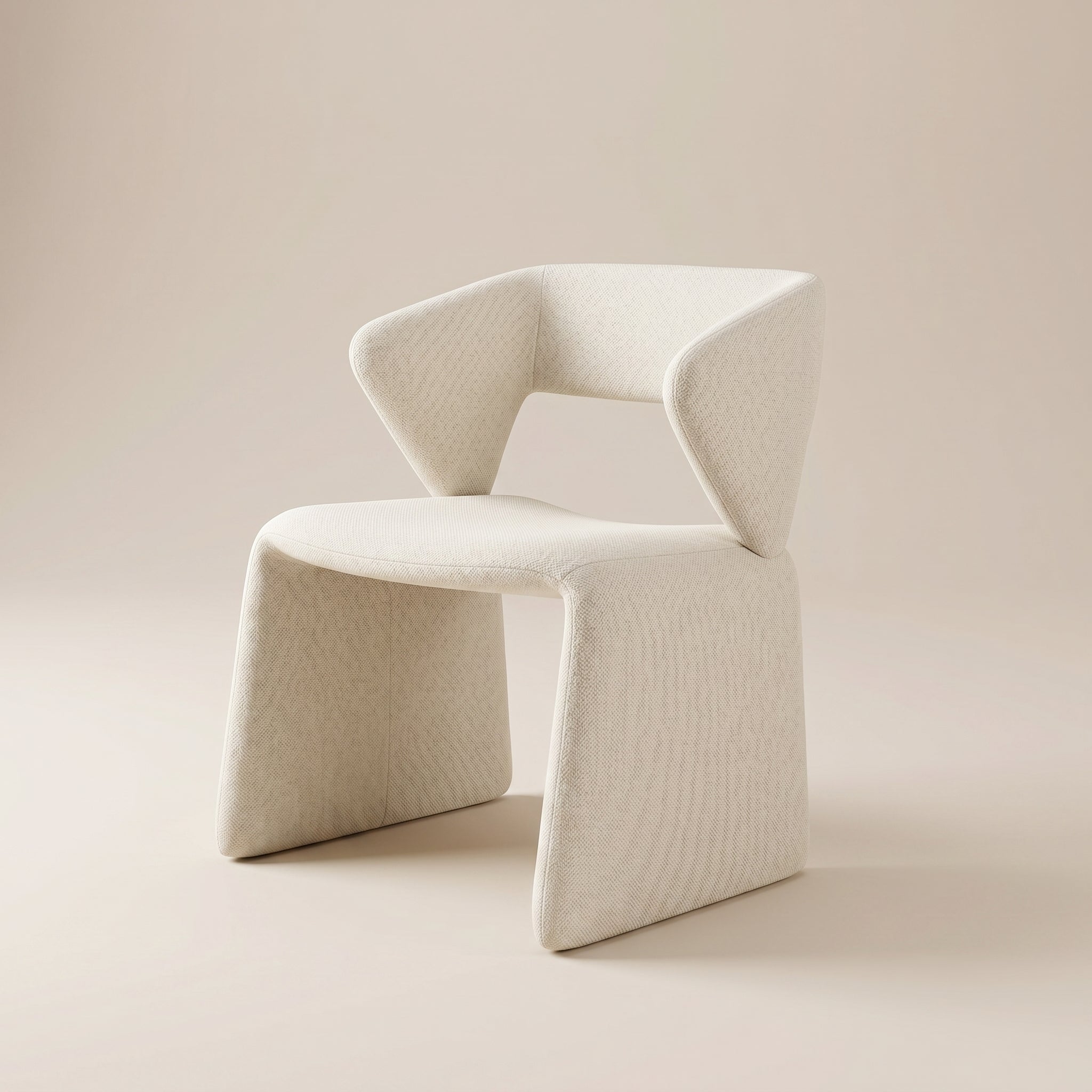 Sculptural Cutout Desk Chair