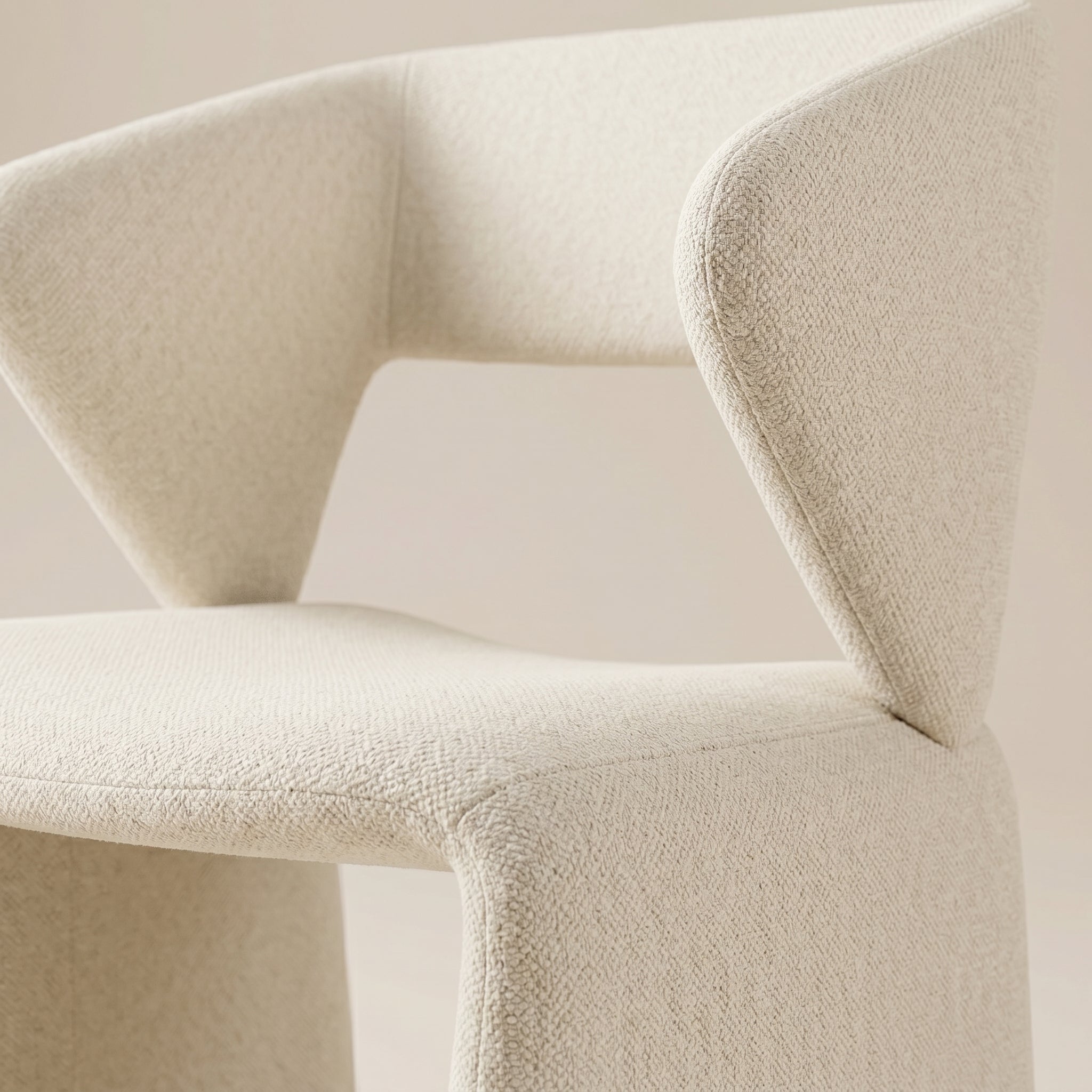 Sculptural Cutout Desk Chair