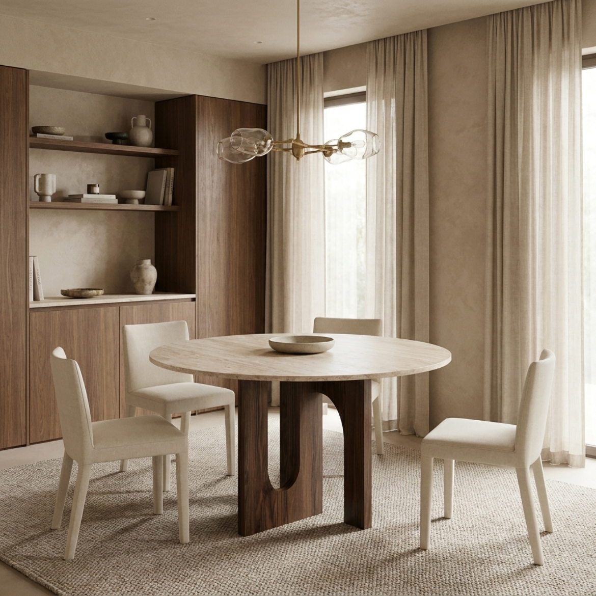 ARCO Round Dining Table
