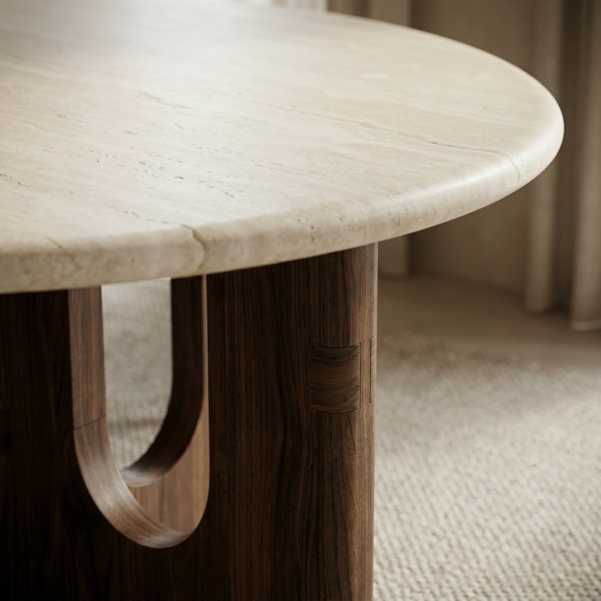 ARCO Round Dining Table
