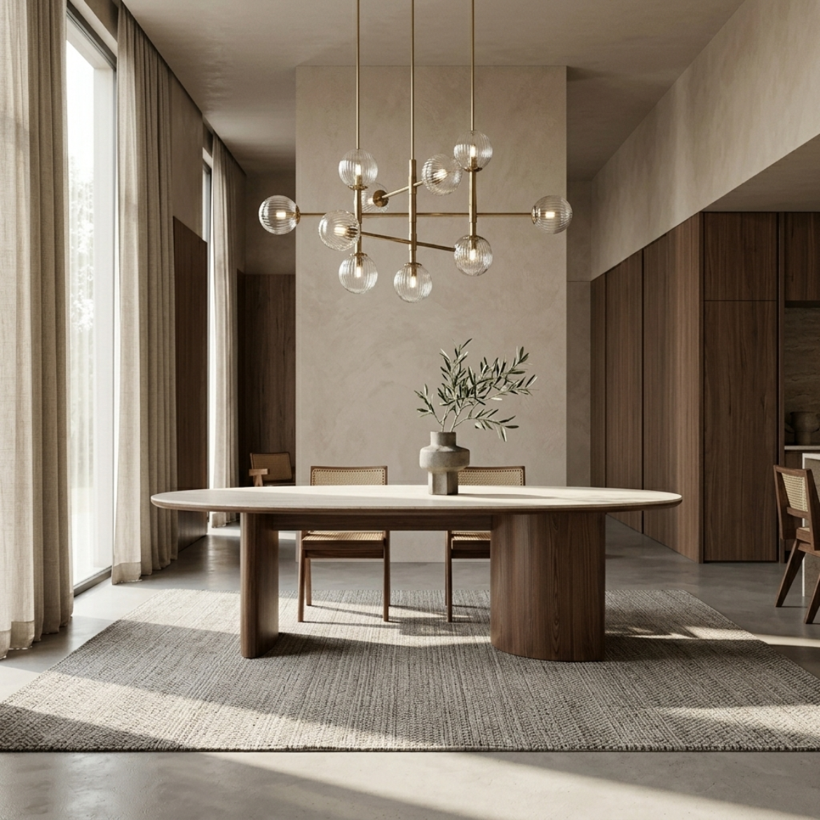 LUMI Oval Dining Table