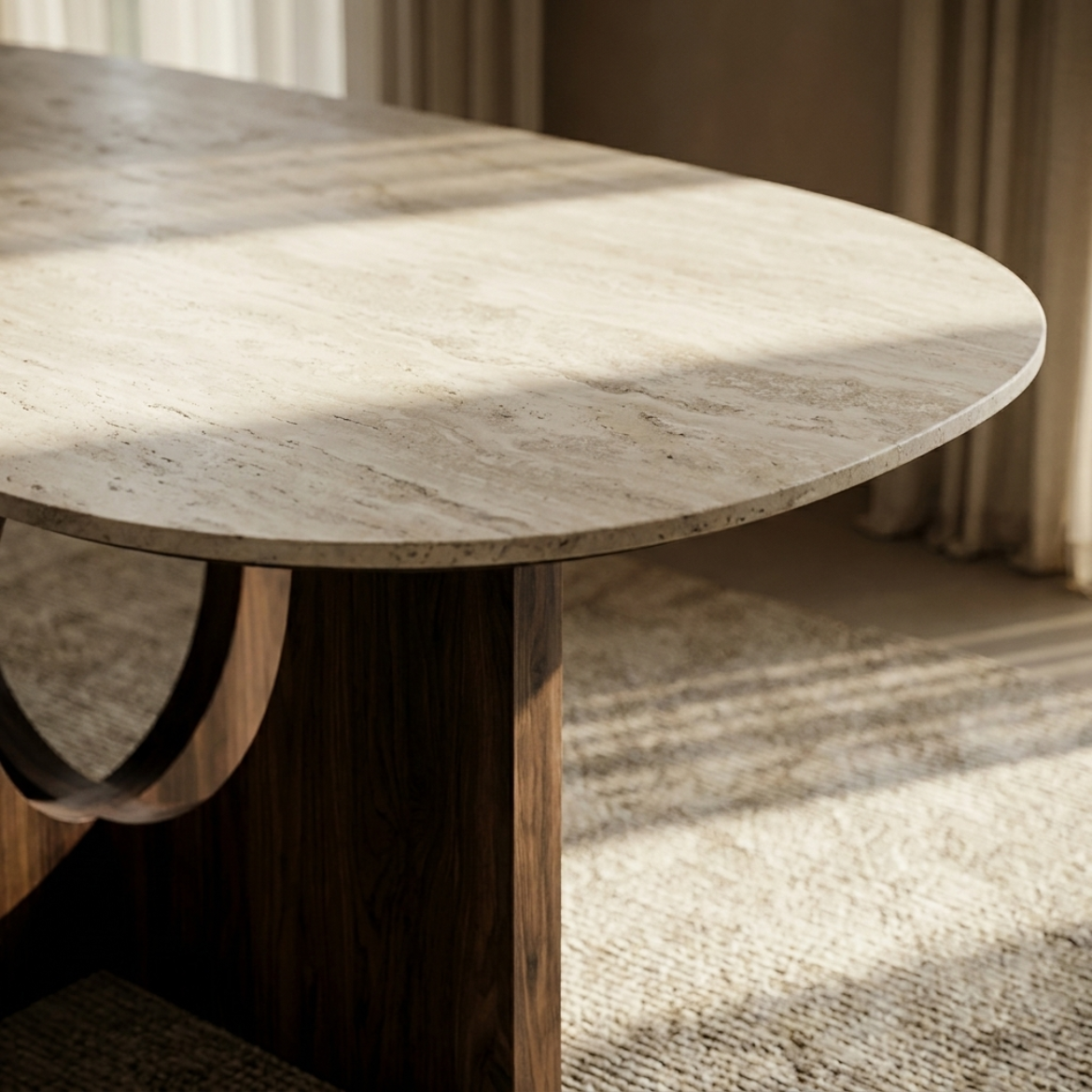 ARCO Oval Dining Table