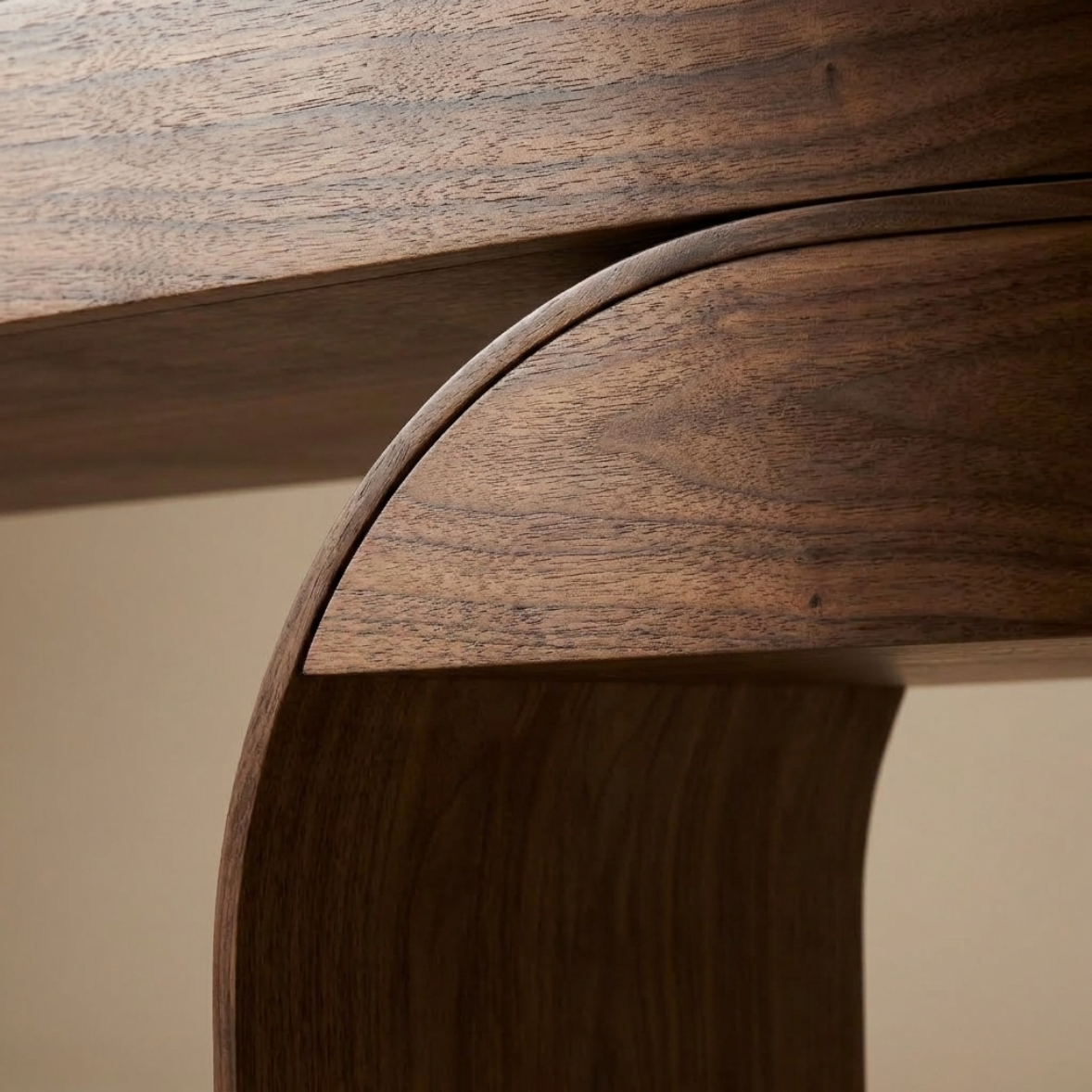Curved Leg Writing Desk