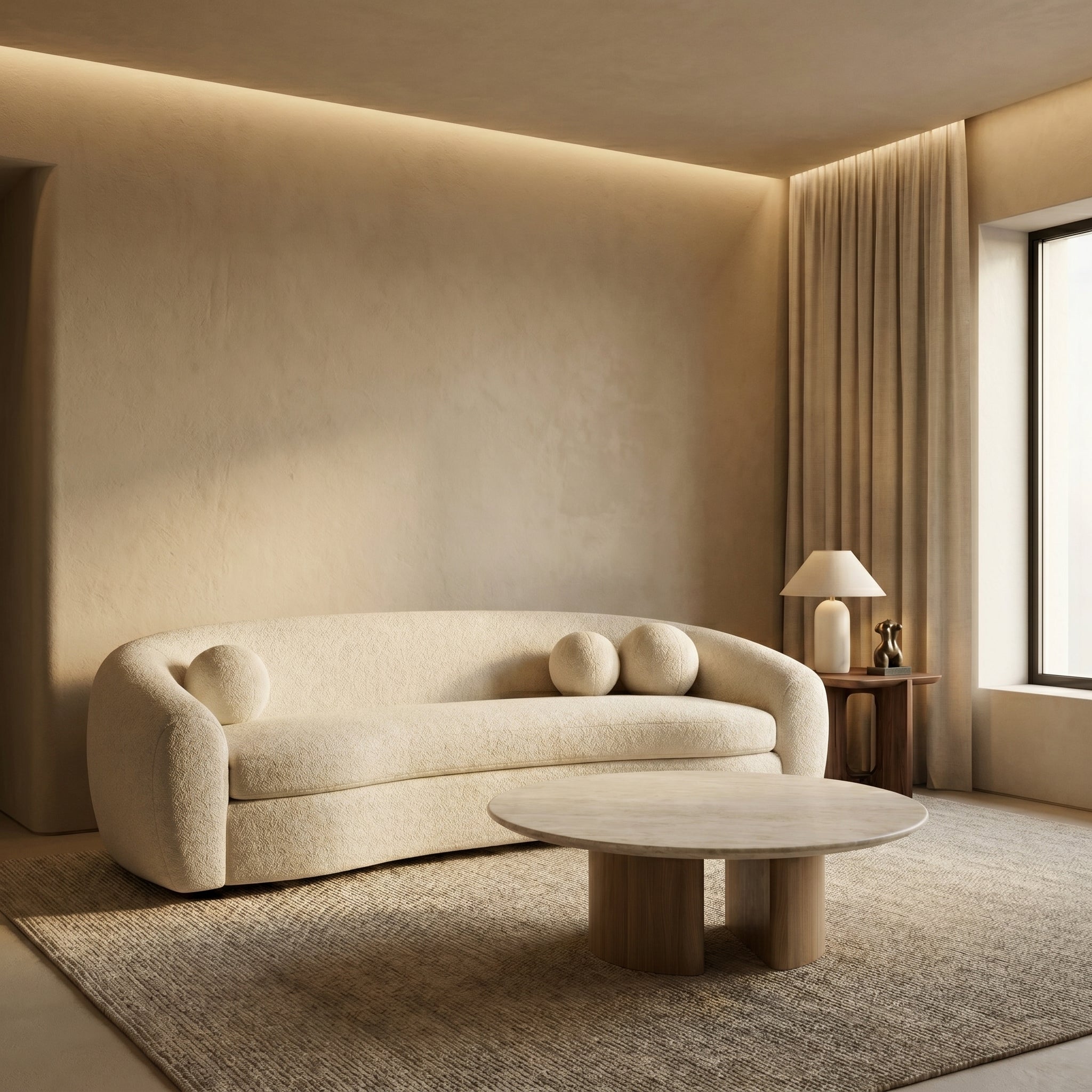 SYLVAIN Bouclé Sofa