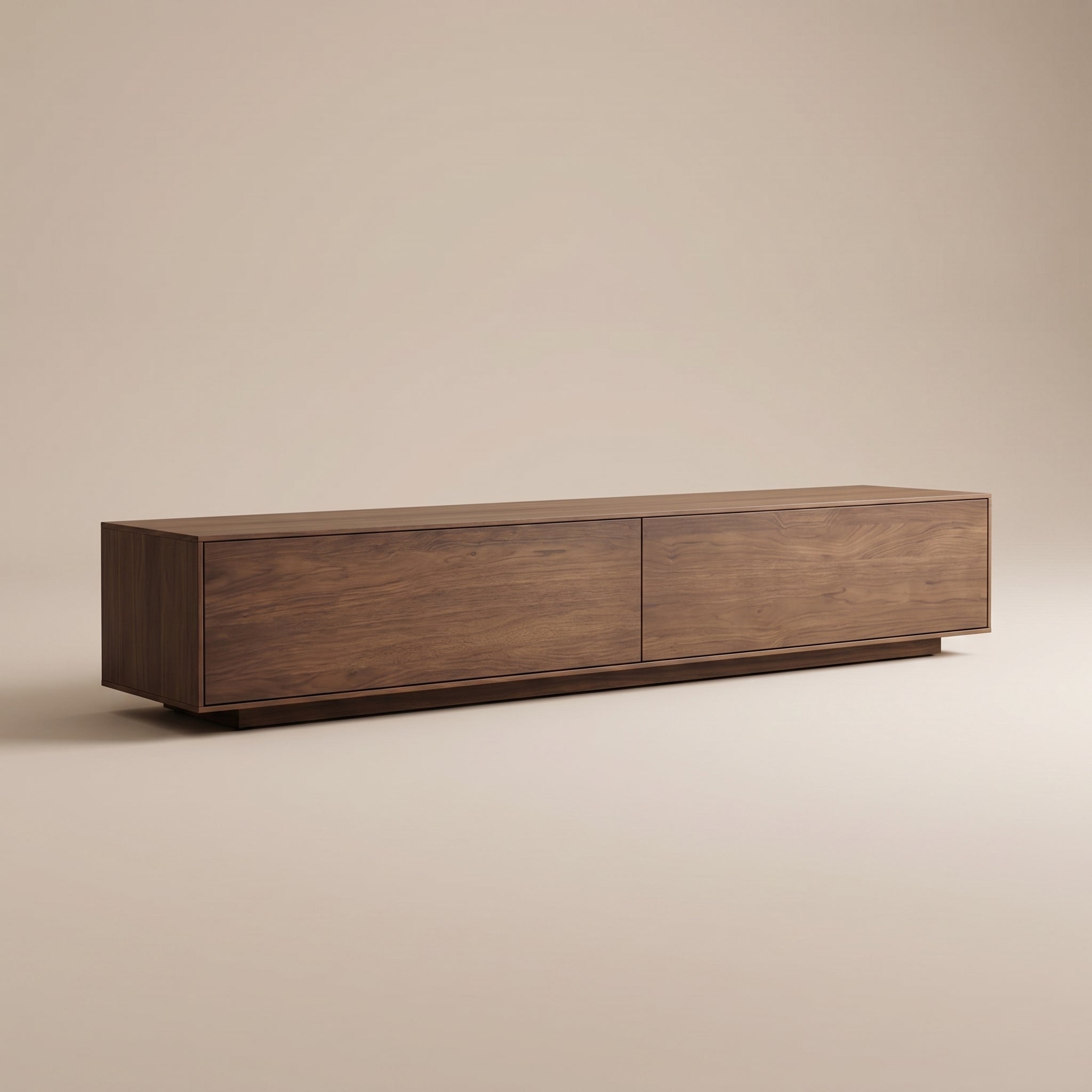 Smoked Walnut Media Console