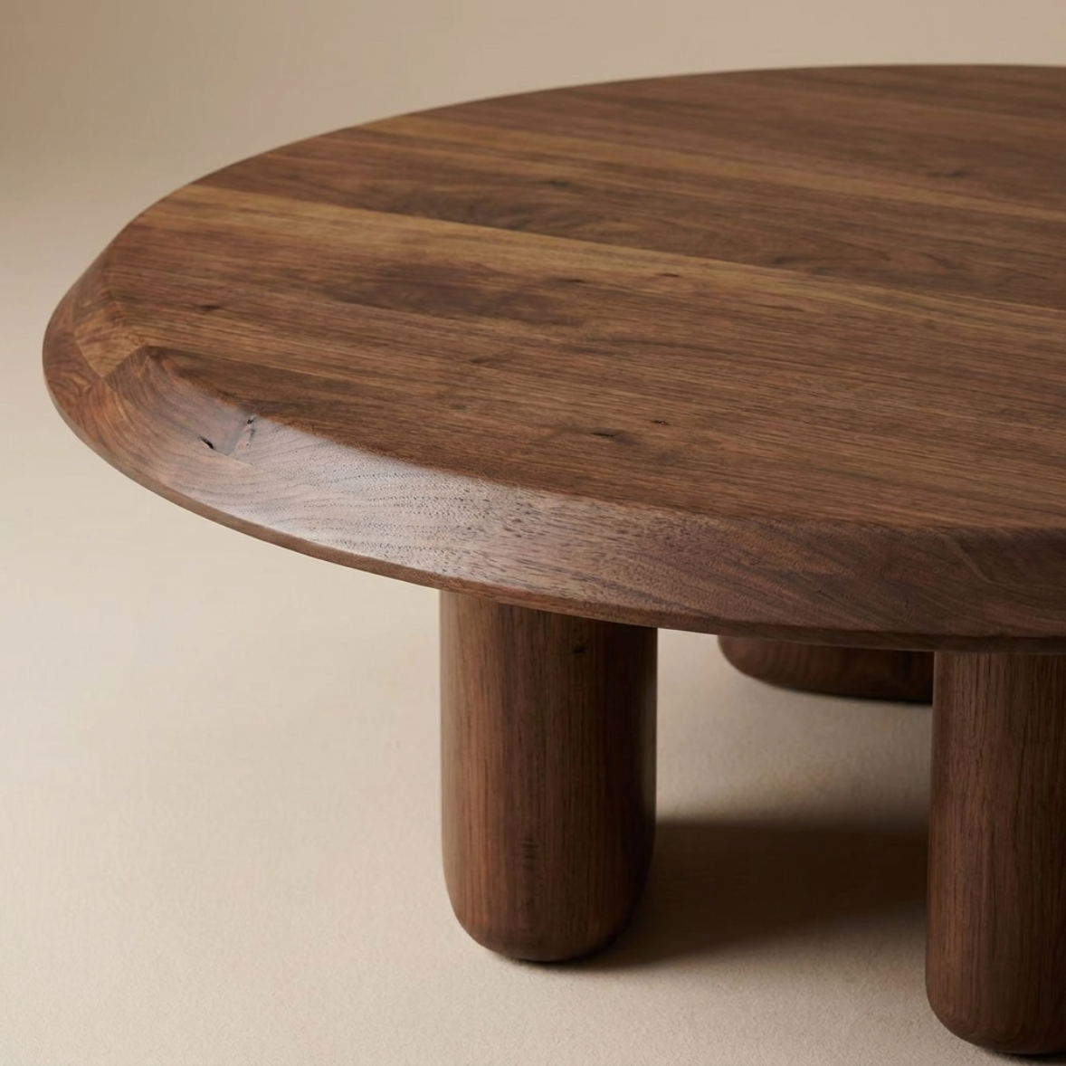 Natural Oak Round Coffee Table